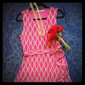 Cute Summer Faux Wrap Dress